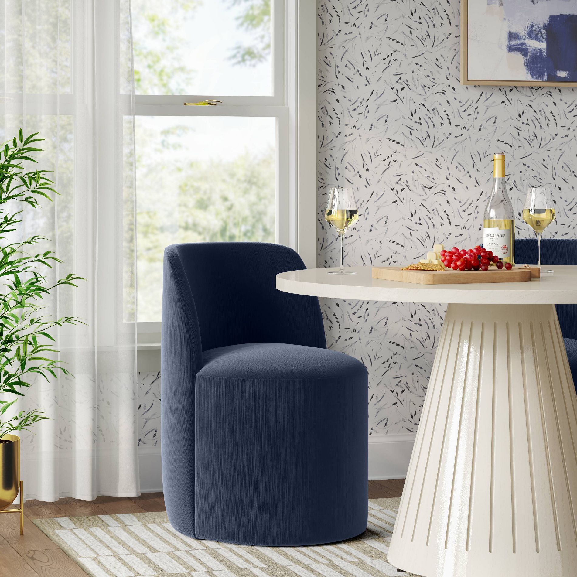 Jessa Dining Chair in Titan Ocean - Threshold™