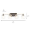 Kichler Lighting Harmony 4 - Light Vanity in  Brushed Nickel - 2 of 4
