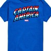 Boys' - Marvel - Captain America Logo Type Short Sleeve Graphic T-Shirt - 2 of 4