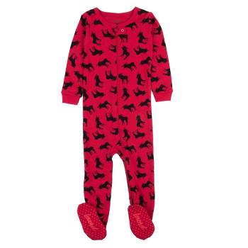Leveret Footed Cotton Christmas Pajamas