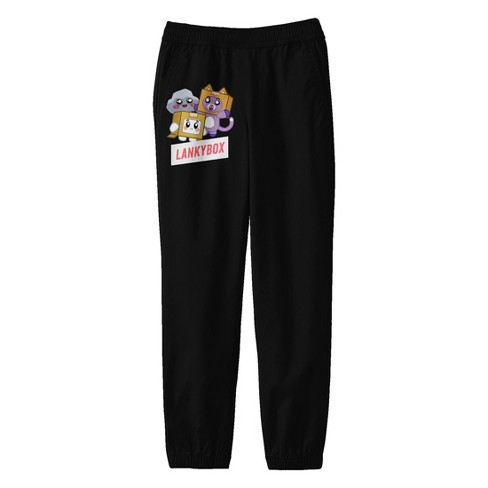 Lankybox Characters Lankybox Youth Black Jogger Pants xl Target