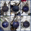 AuldHome Design Farmhouse Ball Christmas Ornaments, 6pc Set; Distressed Metal Ball Vintage Mercury Glass Style Rustic Holiday Decorations - 2 of 4