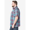 KingSize Men's Big & Tall Short-Sleeve Plaid Sport Shirt - 4 of 4
