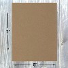 Hamilco Brown Kraft Cardstock Thick Paper Cards 5x7 Blank Card Stock Heavy Weight 130 lb Cover - 50 Pack - 3 of 4