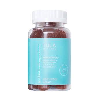 TULA SKINCARE Vegan Balanced Beauty Gummy Vitamins Plus Probiotic - 60ct - Ulta Beauty