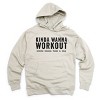 Simply Sage Market Women's Graphic Hoodie Kinda Wanna Workout Kinda Wanna Take A Nap - 2 of 3