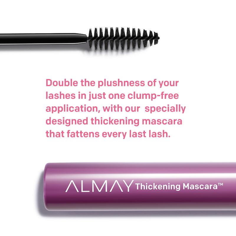 Almay Thickening Mascara - Thick Is In - Hypoallergenic, 5 of 9