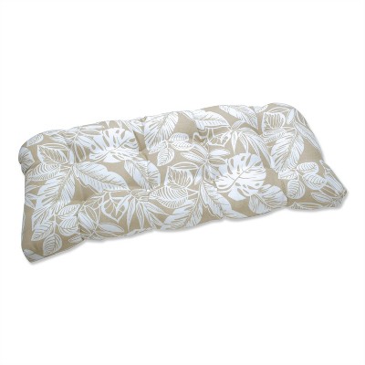 19"x44"x5" Delray Outdoor/Indoor Wicker Loveseat Cushion - Pillow Perfect