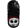 Nightmare Before Christmas Santa Jack Skellington Slipper Socks No-Slip Sole - 3 of 3