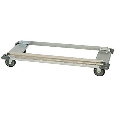 Quantum Storage Systems Dolly Frame, 48"W X 18"D, Chrome Plated Finish (Casters Not Included)