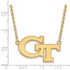 Black Bow Jewelry 14k Yellow Gold Georgia Tech Yellow Jackets NCAA Necklace 18 Inch - 2 of 4