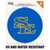 Southeastern Oklahoma State University Primary Logo Automotive Car Window Locker Circle Bumper Sticker - 2 of 4