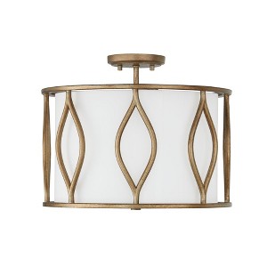 Capital Lighting Cohen 3 - Light Semi-Flush Mount in  Mystic Luster - 1 of 4