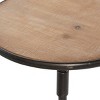 Industrial Wood Accent Table Gray - Olivia & May: Sturdy Side, No Assembly Required - 4 of 4