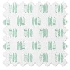 Bacati - Noah Navy/Mint Feathers/Triangles Muslin 4 pc set of Bibs & Burp Cloths Set - 4 of 4