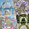 Garvee 8FT x 8FT Metal Square Backdrop Stand, Wedding Arch, Square Arch Stand for Ceremony Birthday Party Outdoor Indoor Celebration Decor, White - 2 of 4