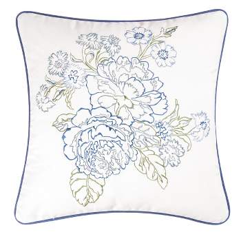 C&F Home Laurel Embroidered Throw Pillow