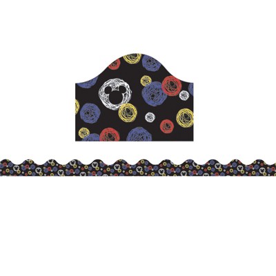 Eureka Mickey Color Pop! Primary Colors Deco Trim, 37 Feet (Pack of 6)