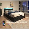 QingMoon Queen Size Bed Frame with Storage Headboard and 8 Drawers, Metal Platform Bed with Charging Station, Stable and Solid, Noise-Free - 2 of 4