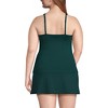 Lands' End Women's Chlorine Resistant Smoothing Control High Neck Tankini Swimsuit Top - 2 of 4