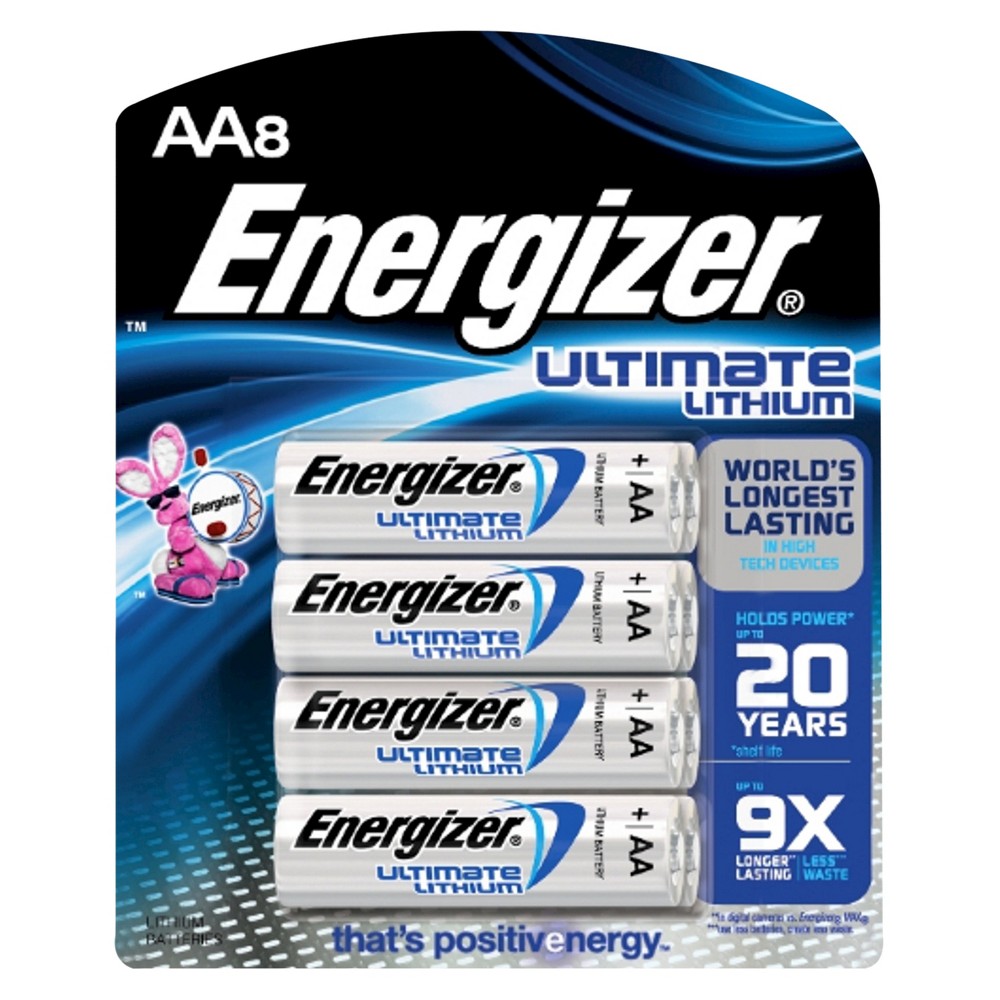 UPC 039800062888 product image for Energizer Ultimate Lithium AA Batteries 8 ct (L91BP-8) | upcitemdb.com