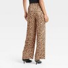 Women's Mid-Rise Straight Leg Satin Pull-On Pants - A New Day™ - 2 of 3