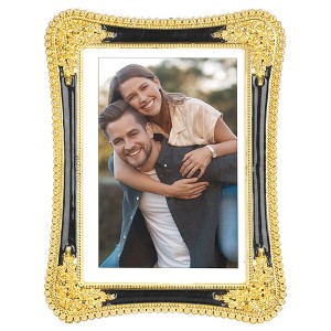 REGALWOVEN Shiny Craft Clear Glass Surface Photo Frame - 1 of 4
