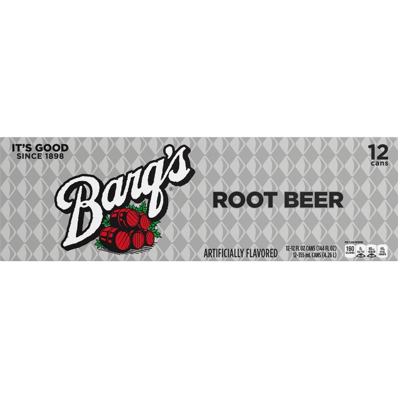 Barq's Root Beer - 12pk/12 fl oz Cans, 1 of 6