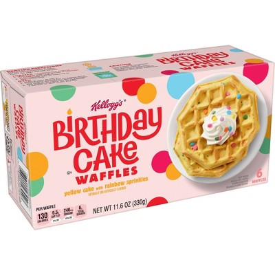 Kellogg's Kids Frozen Birthday Cake Waffles - 11.6oz
