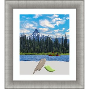 Amanti Art Elegant Brushed Pewter Picture Frame - 1 of 4
