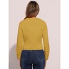 INSPIRE CHIC Women's Button Down Collarless Long Sleeve Jean Jackets - 4 of 4
