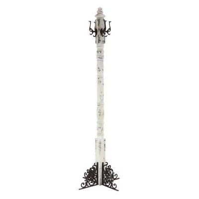 Farmhouse Coat Rack White - Olivia & May