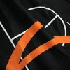 50"x60" Kids' Basketball Game Reversible Throw Black/Orange - Lush Décor - 3 of 4