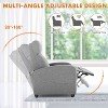 Okak Recliner Chair with 8 Massage Modes Accent Chair Recliner Sofa Chair with Lumbar Support for Living Room Bedroom Home Theater - 4 of 4