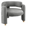 NicBex Accent Chair, Armchair with Upholstered Fabric Comfy Chair for Living Room, Bedroom - 2 of 4