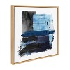 Kate and Laurel Sylvie Abstract Watercolor Block 2 Framed Canvas by Nikki Chu - 2 of 4
