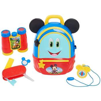 Mickey Mouse Funhouse Adventures Backpack - Disney Junior Mickey Backpack and Explorer Kit
