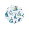 C&F Home Dockside Cotton Quilted Round Reversible Placemat Set of 6 - 3 of 4