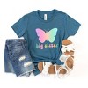The Juniper Shop Big Sister Butterfly Toddler Short Sleeve Tee - 2 of 2