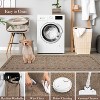 Acekool Washable Area Rug, Non Slip Soft Low Pile Carpet, Geometric Bordered Modern Accent for Living Room Bedroom Nursery, Lightweight - 3 of 4