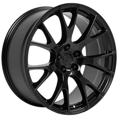 OE Wheels LLC DG15-20090-5115-18B Gloss Black Wheel Painted (20 x 9. inches /5 x 115 mm, 18 mm Offset)