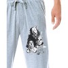 The Wizard of Oz Mens' Movie Vintage Film Sleep Jogger Pajama Pants Grey - 2 of 4