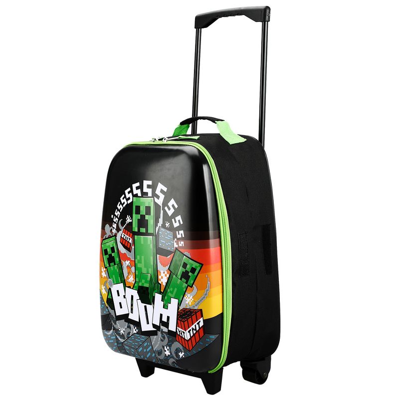 Minecraft Collapsible 16" Hard Case Youth Rolling Luggage, 2 of 7