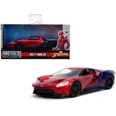 2017 Ford GT "Spider-Man" Theme "Marvel" Series 1/32 Diecast Model Car by Jada