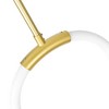 CWI Lighting Hoops 1 Light LED Pendant With Satin Gold Finish - 4 of 4