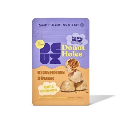 Deux Cinnamon Sugar Donuts - 2.1oz