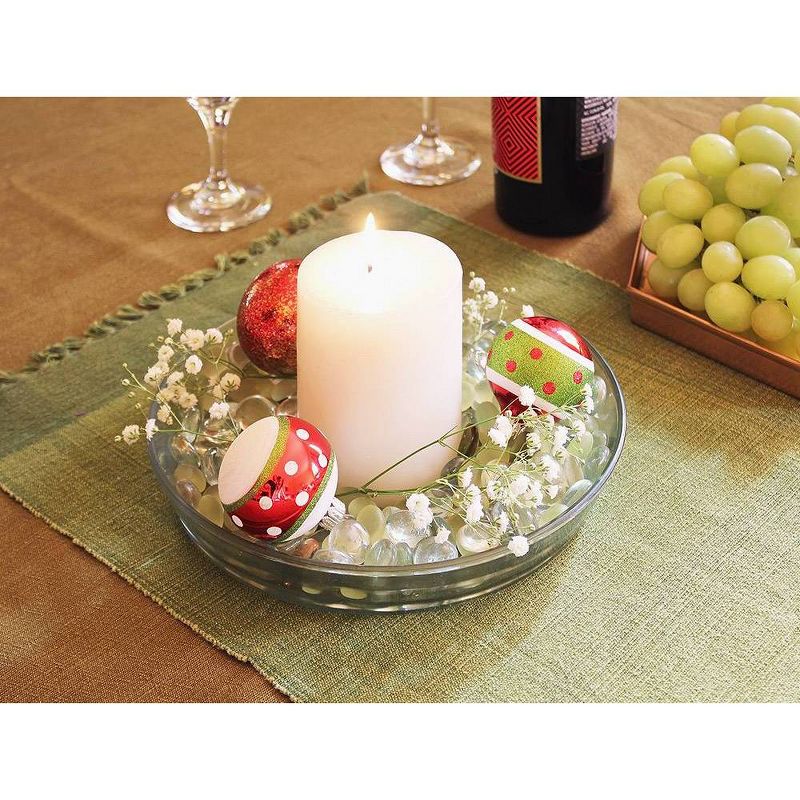 Round Glass Tray for Indoor and Outdoor Gardening Clear - ACHLA Designs, 5 of 6