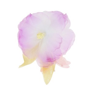 Unique Bargains Flowers Pattern Hair Clip 3.54" Light Purple 1 Pc - 1 of 4