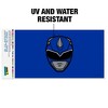 Power Rangers Blue Ranger Helmet Automotive Bumper Sticker - 2 of 4