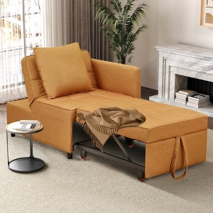 Ainfox 3 in 1 Folding Sofa Bed With Armrest - 1 of 4
